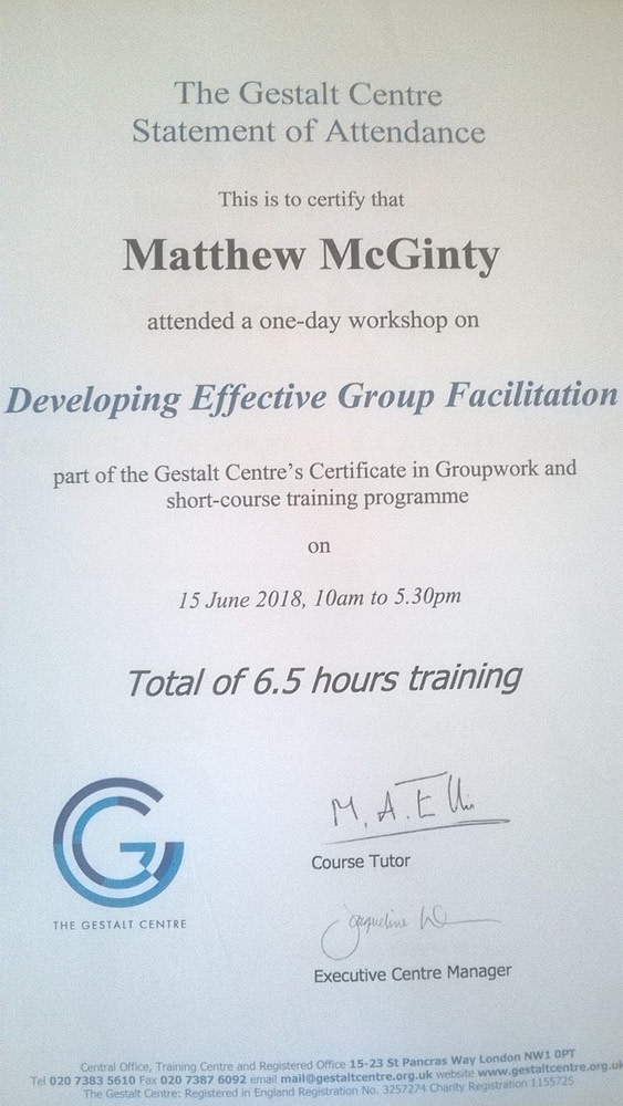 Effective Group Facilitation Certificate