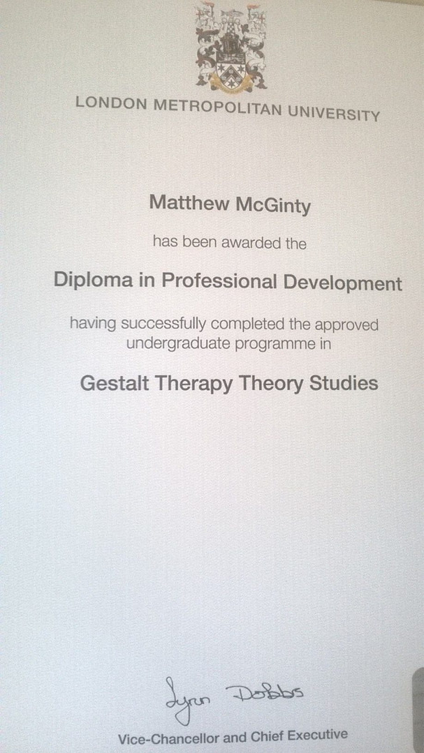 Gestalt Counseeling and Psycotherapy Certificate